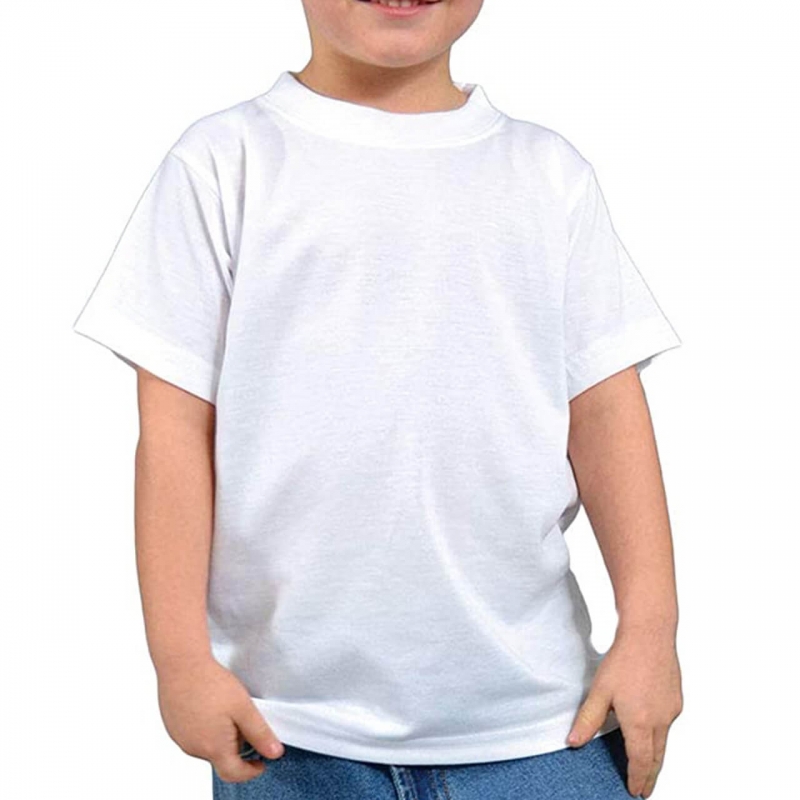 Camisetas Niños Blancas Algodón 180 Fabricación 100%nacional