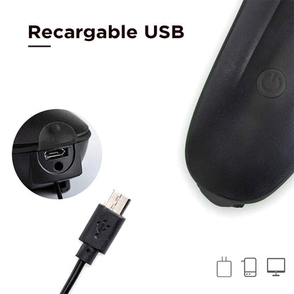 Luz Recargable para Bicicleta con Bocina