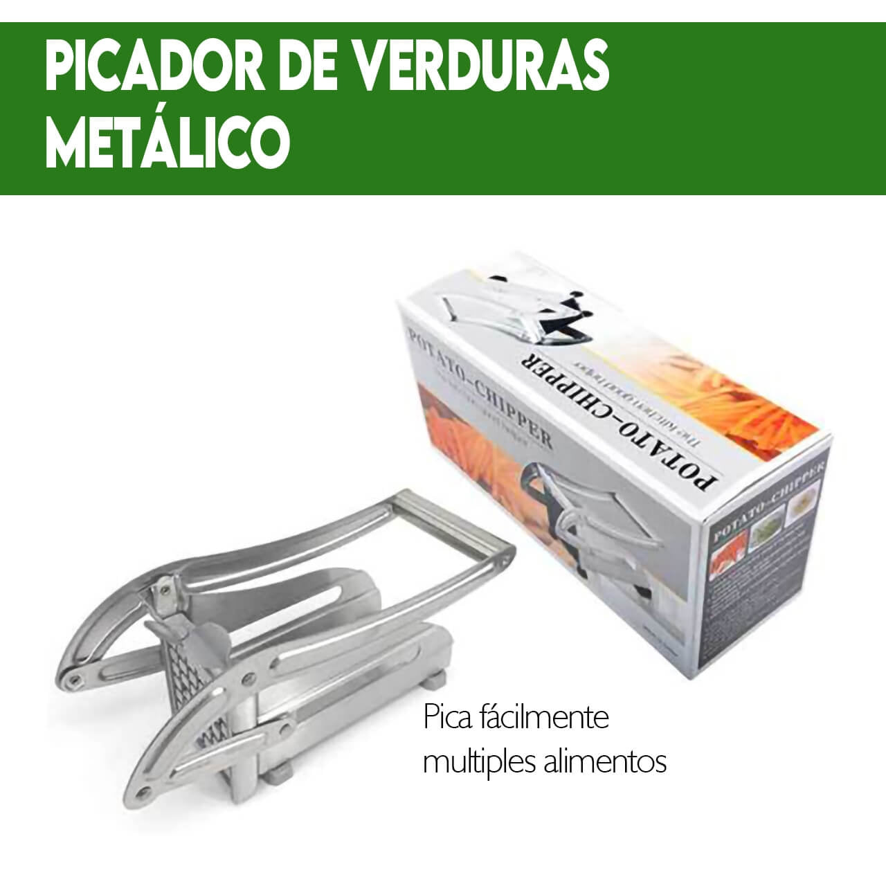 Picador de Verduras Metálico