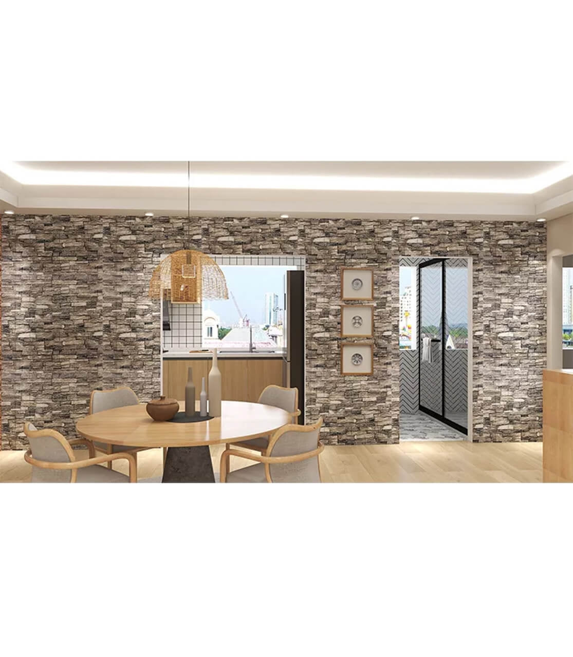 Panel Adhesivo 3D para Pared AC-044