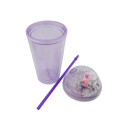 Vaso Gliter Unicornio