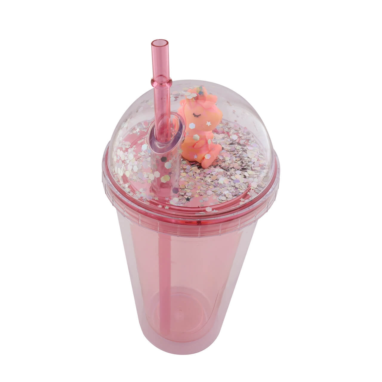 Vaso Gliter Unicornio