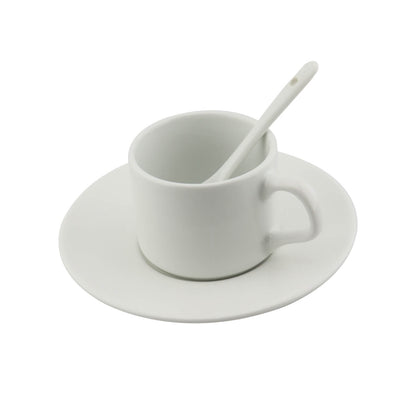 Juego De Pocillo Plato Tinto