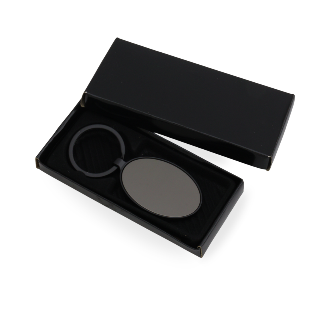Llavero Cromo Ovalo Black