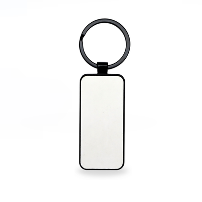 LLAVERO SUBLIMACION RECTANGULAR BLACK