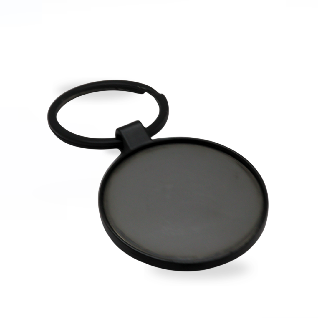Llavero Cromo Redondo Black