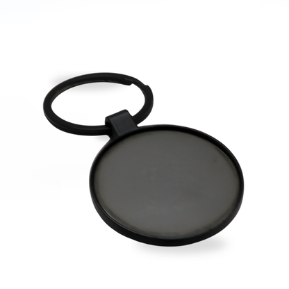 Llavero Cromo Redondo Black