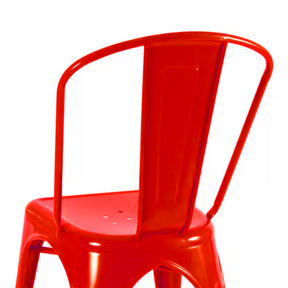 Silla Metálica Con Espaldar