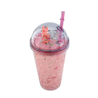 Vaso Gliter Crackelado